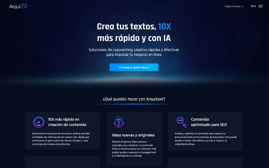 Página web inteligencia artificial