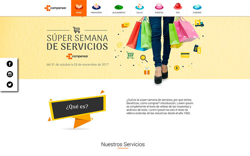 Super semana sitio web