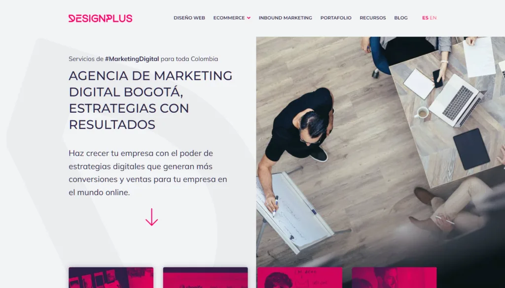 Design plus Agencia de marketing digital bogotá