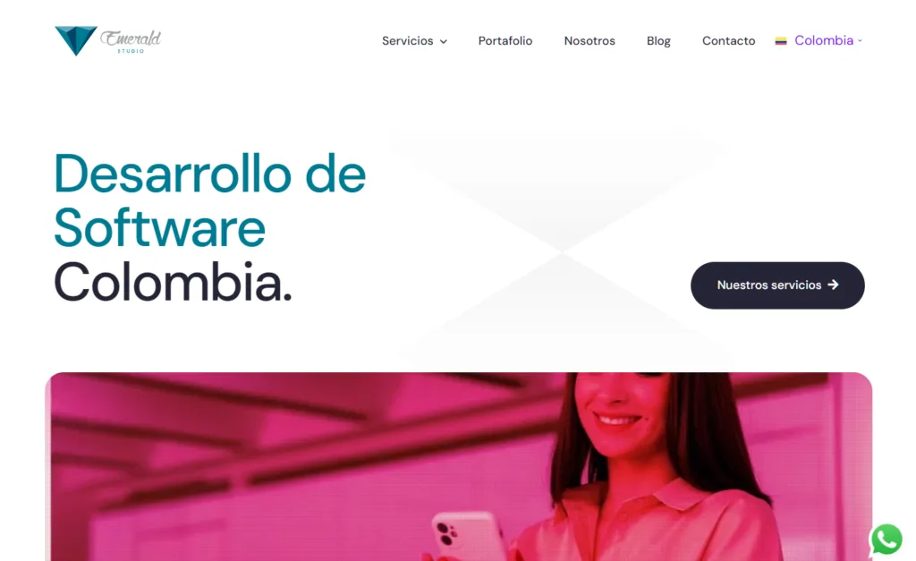 emerald studio agencia de diseño web en Bogotá