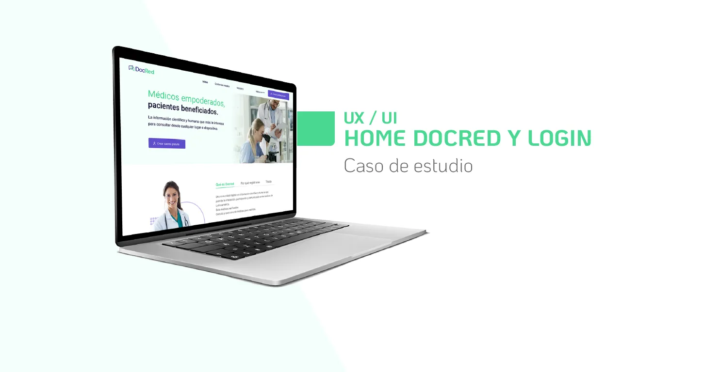 Rediseño de la plataforma Docred para el sector médico en Colombia, por Macgráficas